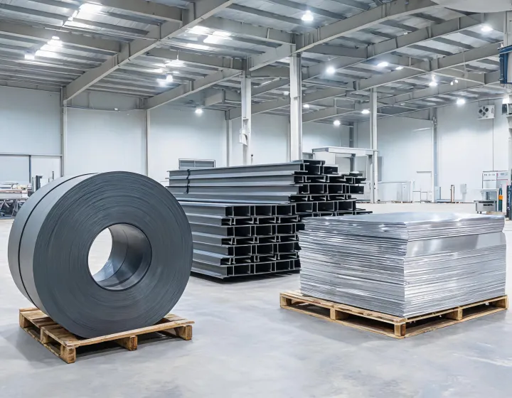 Steel product warehouse